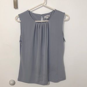 Powder Blue Office Blouse